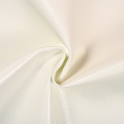Ткань Дерматин (Кожзам) для мебели, цвет Белый (на отрез)  в Мелеуз