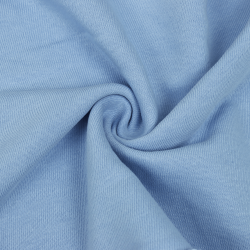 Ткань Футер 3-х нитка, Петля, цвет Светло-Голубой (на отрез)  в Мелеуз