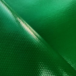 Тентовый материал ПВХ 600 гр/м2 плотная, Зелёный (Ширина 150см), на отрез  в Мелеуз, 600 г/м2, 1189 руб