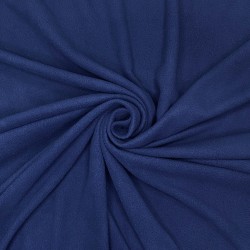 Флис Односторонний 130 гр/м2, цвет Темно-синий (на отрез)  в Мелеуз