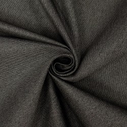 Ткань Рогожка (мебельная), цвет Тёмно-Серый (на отрез)  в Мелеуз