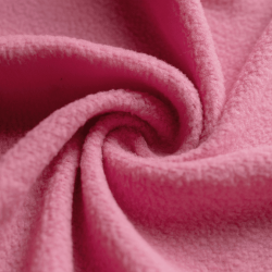 Флис Односторонний 130 гр/м2, цвет Розовый (на отрез)  в Мелеуз