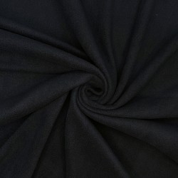 Флис Односторонний 130 гр/м2, цвет Черный (на отрез)  в Мелеуз