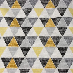 Интерьерная ткань Дак (DUCK), принт &quot;Малые Треугольники&quot; (на отрез)  в Мелеуз