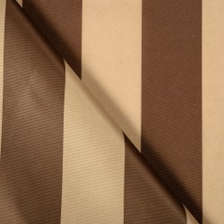Ткань Оксфорд 300D PU, Бежево-Коричневая полоска (на отрез)  в Мелеуз