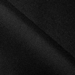 Прорезиненная ткань Оксфорд 600D ПВХ, Черный (на отрез)  в Мелеуз