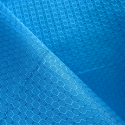 Ткань Оксфорд 300D PU Рип-Стоп СОТЫ, цвет Голубой (на отрез)  в Мелеуз