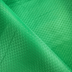 Ткань Оксфорд 300D PU Рип-Стоп СОТЫ, цвет Зелёный (на отрез)  в Мелеуз