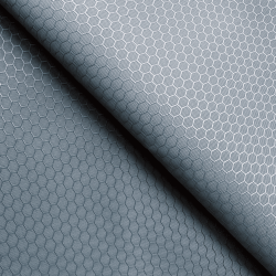 Ткань Оксфорд 300D PU Рип-Стоп СОТЫ, цвет Серый (на отрез)  в Мелеуз