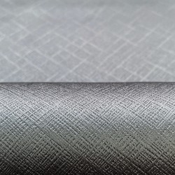 Ткань Блэкаут для штор светозатемняющая 100% &quot;Орнамент Серый&quot; (на отрез)  в Мелеуз